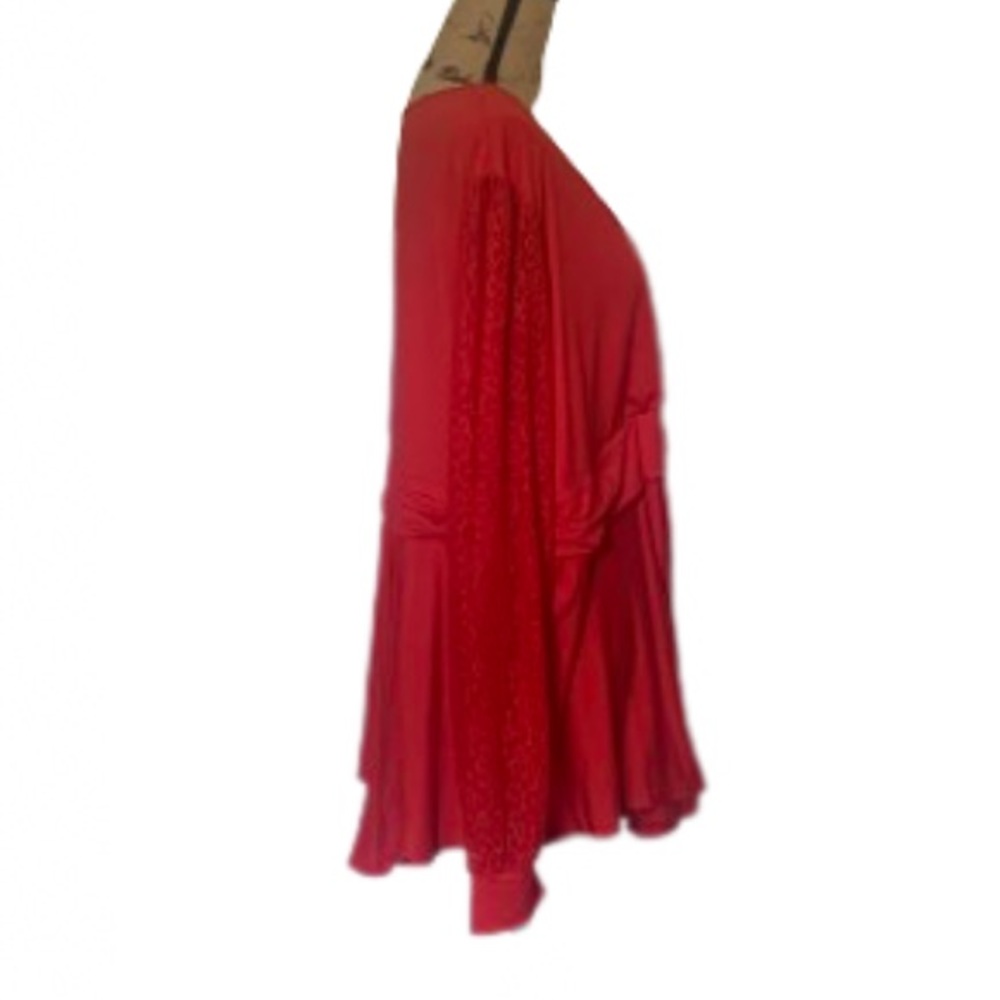 • NEW Allegrace Lace Sleeve Babydoll Top • - Picture 4 of 9